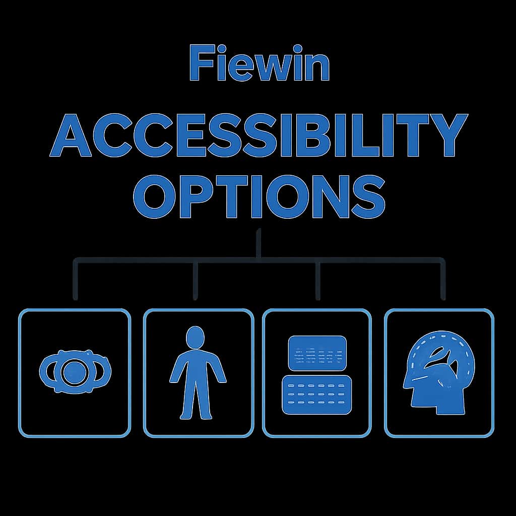 Diagram explaining Fiewin Accessibility Options.