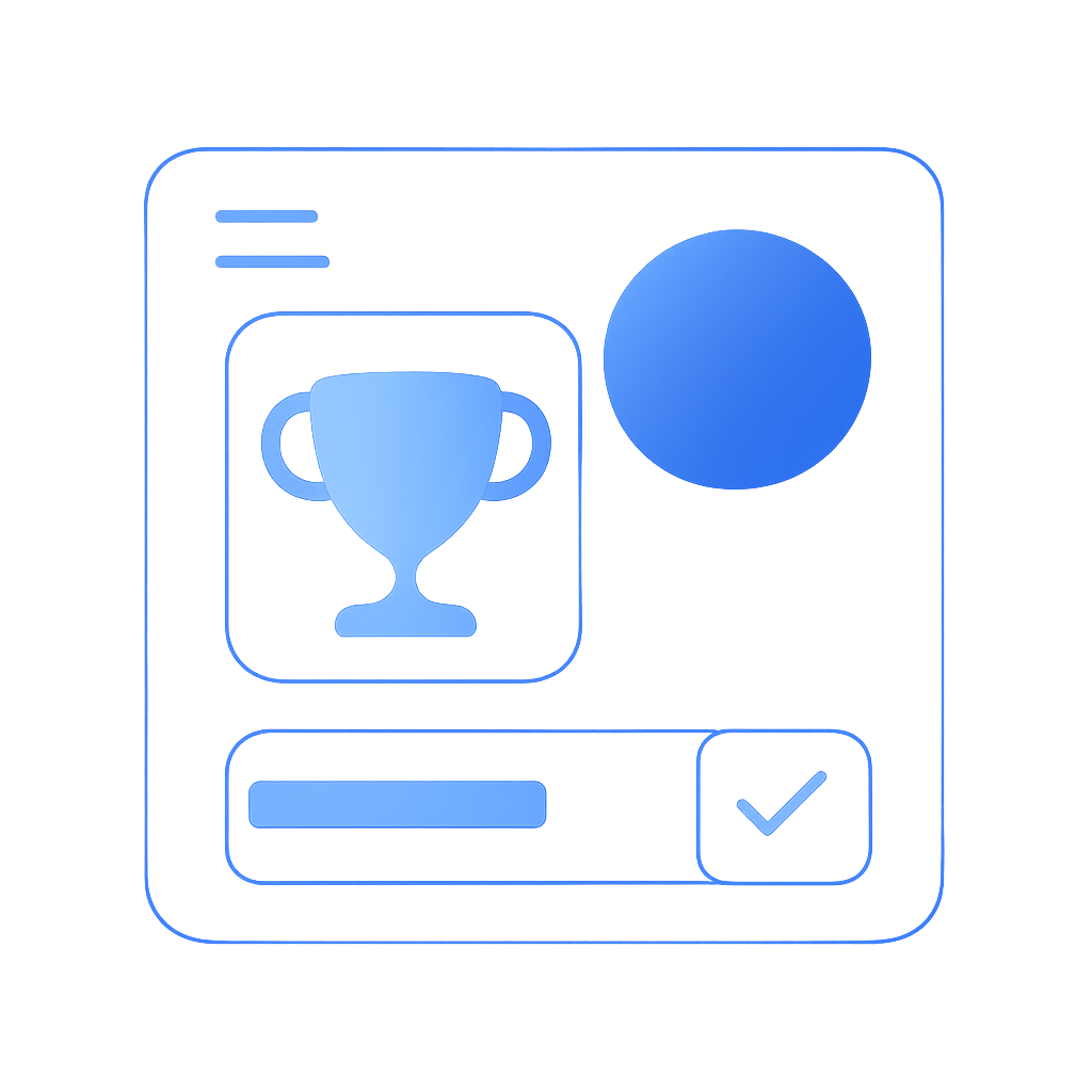 Icon representing advanced features of Fiewin.