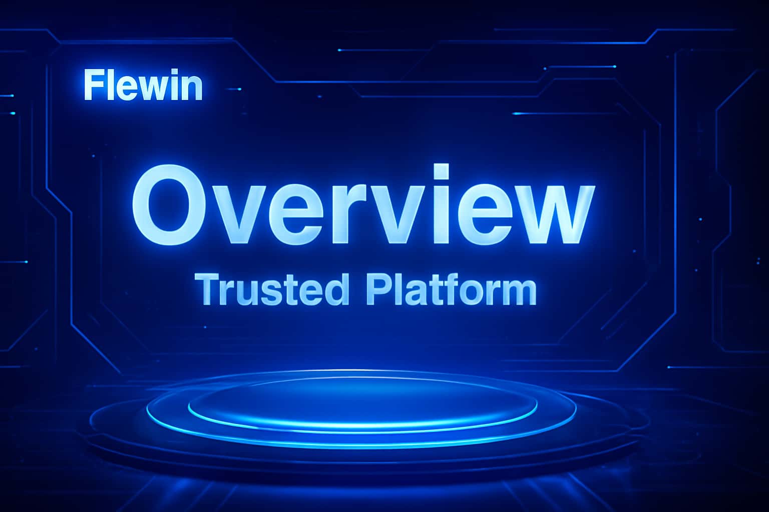 Futuristic digital landscape