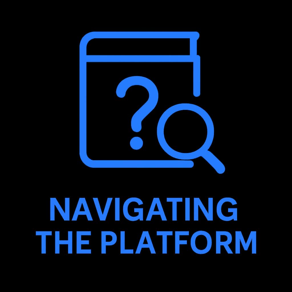 An icon representing guidance for using the Fiewin platform.