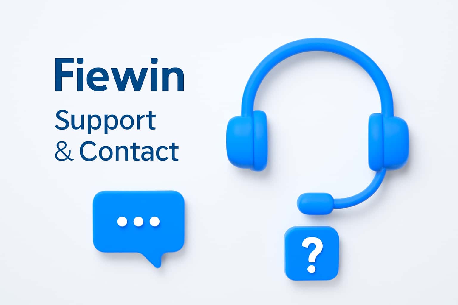 Fiewin Support & Contact Interface